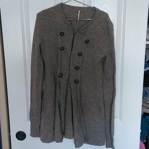 Free people button up sweater